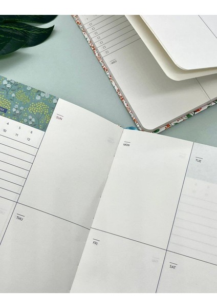 Tropikal Çiçekli Ajanda Defter Planlayıcı-Bullet Journal