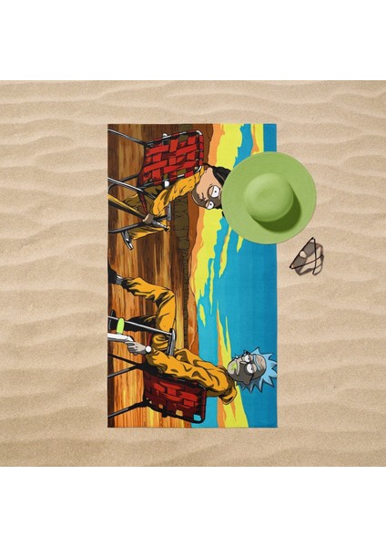 Breaking Bad / Rick And Morty Plaj Havlusu - Microfiber