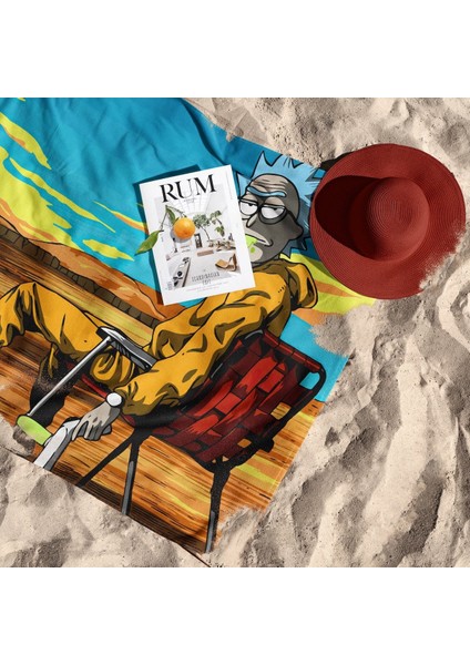 Breaking Bad / Rick And Morty Plaj Havlusu - Microfiber