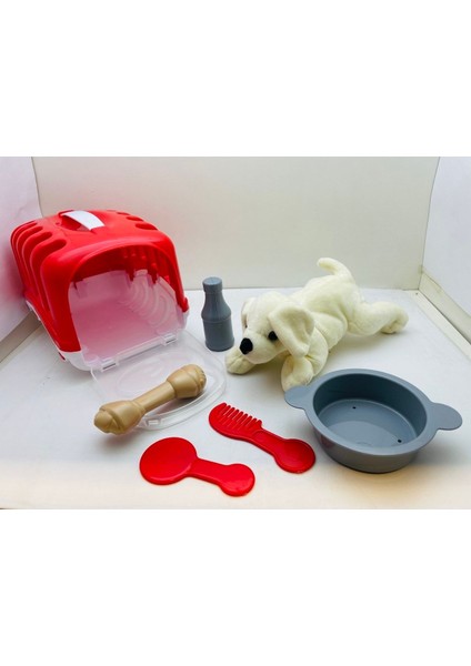 Çantalı Aksesuarlı Peluş Köpek