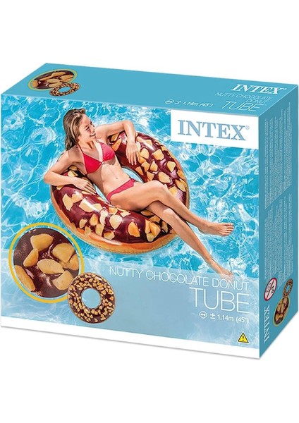 Nutty Chocolate Donut Tube Çikolatalı Simit 114 cm