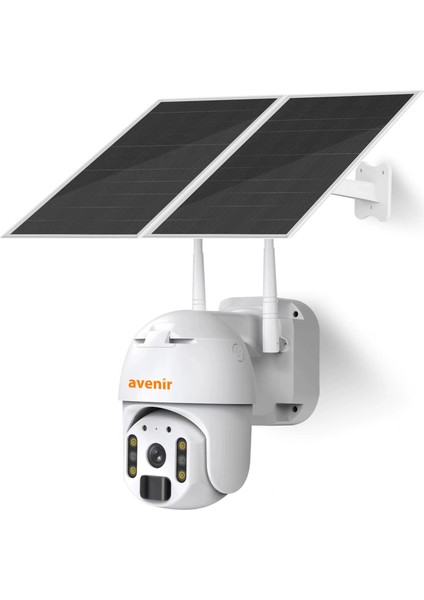 Avenır Kamera AV-M04 4g Solar Wı-Fı Ptz 7/24 Sürekli Kayıt Gece Görüşlü Harekete Duyarlı