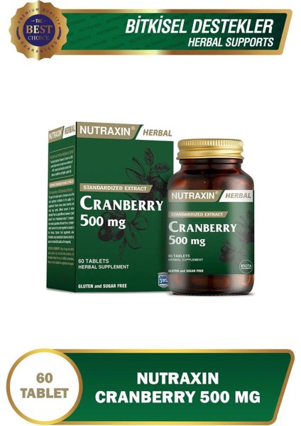 Cranberry 500 Mg 60 Softgel 2'li
