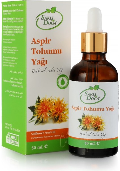 Premium Aspir Tohumu Yağı Katkısız Doğal 50 ml