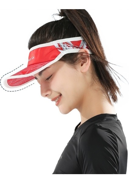 Açık Maraton Koşu Güneşliği Çabuk Kuruyan Nefes Alabilen Güneş Şapkası (Yurt Dışından) fiyatları