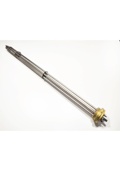 Özel Üretim Sülfürik Asit Isıtıcı Rezistans 316CR 77cm 12KW Trifaze 380V