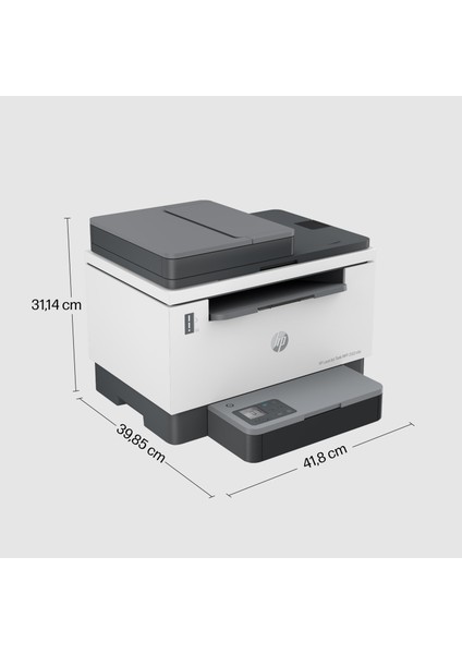 LaserJet Tank MFP 2602sdw Yazıcı, USB, Ethernet, Wifi, PDF'ye tarama, Çift Taraflı Tarama, E-Posta Tarama, Scan, Siyah Beyaz, 2R7F5A