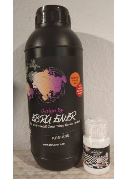 Anka Vernikli Genel Yüzey Boyası Kestane 1000 Gr. ve Katkı Maddesi 30 Gr.