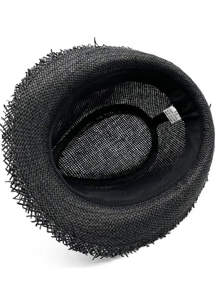 Plaj Şapkası Açık Hava Gezisi Caz Şapkası Retro Kürk Kenarlı Hasır Şapka (Yurt Dışından) fiyatları