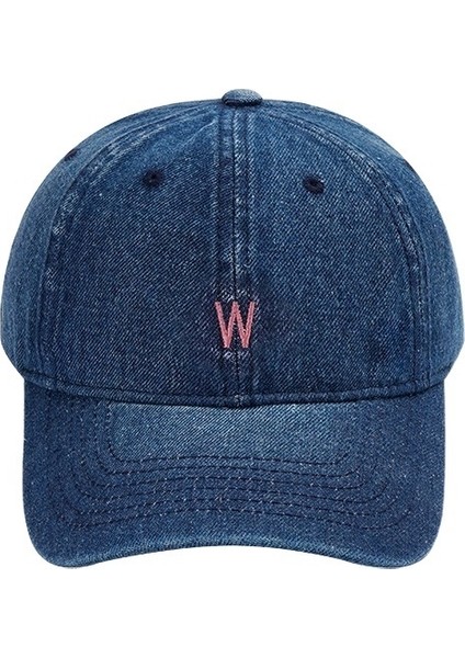 Büyük Baş Çevresi Yıkanmış, Geniş Kenarlı, Sivri Uçlu, Kadın Derinleştirilmiş Eski Kot Beyzbol Şapkası (Yurt Dışından)