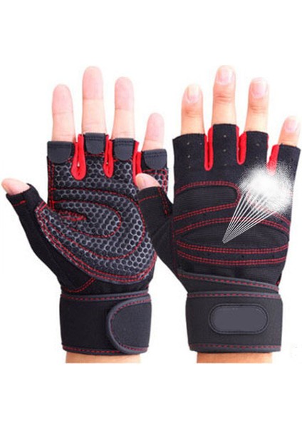 Erkek ve Kadın Bisiklet Eldivenleri Genişletilmiş Bilek Spor Eldivenleri (Yurt Dışından)