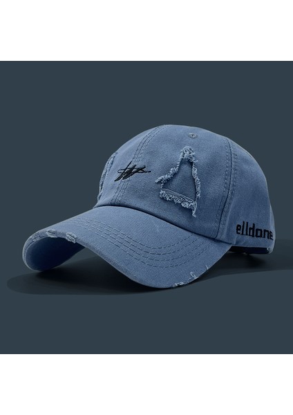 Mektup Nakışı Yeni Stil Delikli Şapka Çok Yönlü Moda Kap (Yurt Dışından)