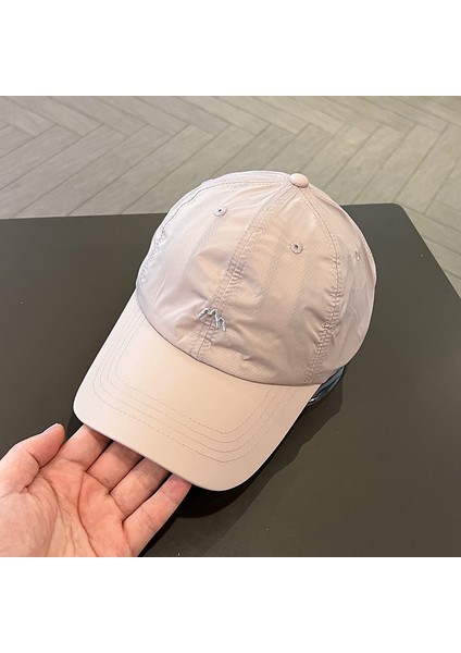 Şapka Kadın Çabuk Kuruyan Beyzbol Şapkası Ince Kesitli Güneşlik Güneş Koruyucu Kap (Yurt Dışından)