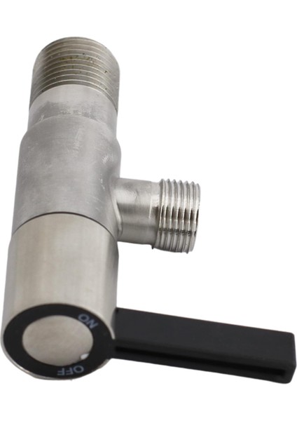 Ara Musluk Metal Inox Aç Kapa Vanalı Metal Taharet Musluğu Sağlam Wc Klozet Flex Bağlantı Aparat