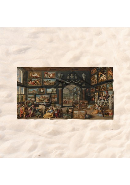 Apelles Painting Campaspe Plaj Havlusu - Pamuk