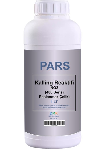 Kalling Reaktifi No2 (400 Serisi Paslanmaz Çelik) 1 Lt