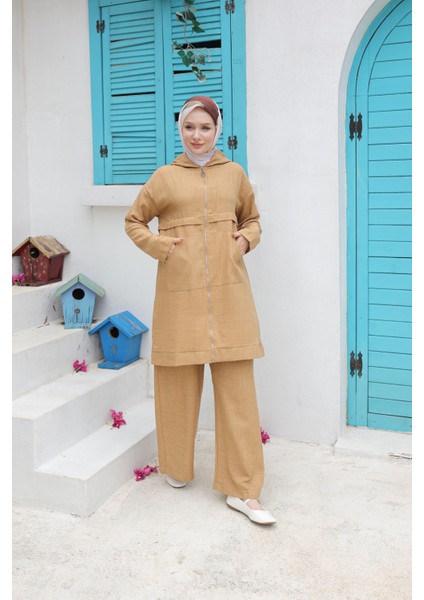 Pantolonlu Ikili Takım Camel 24YT638