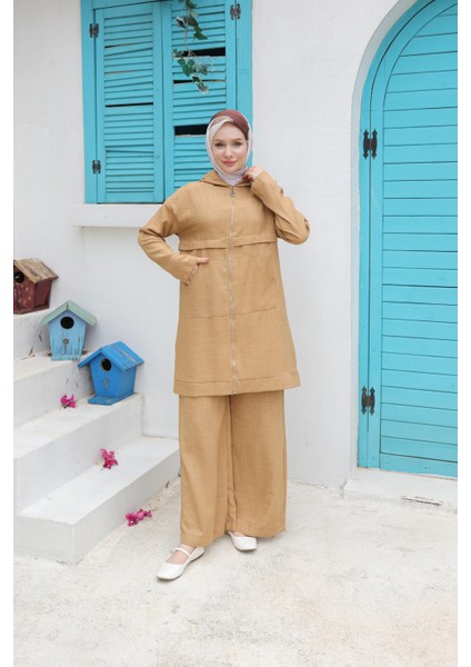 Pantolonlu Ikili Takım Camel 24YT638 fiyatları