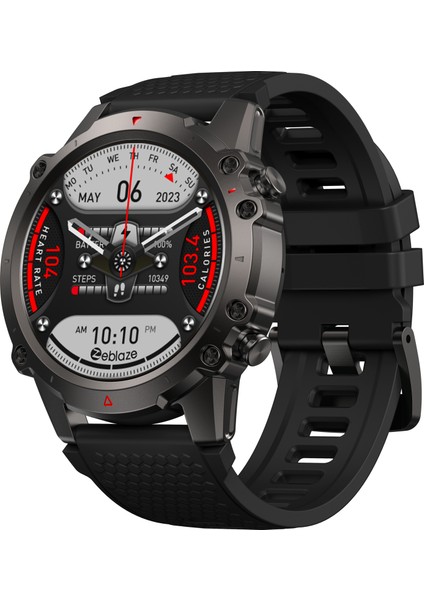 Vibe 7 Lite Black Akıllı Saat - Siyah, SpO2 (Kan oksijeni) İzleme, Uyku İzleme, Suya Dayanıklı, Çoklu Spor Modları