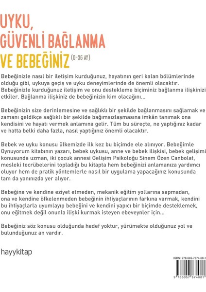 Uyku, Güvenli Bağlanma Ve Bebeğiniz - Sinem Özen Canbolat