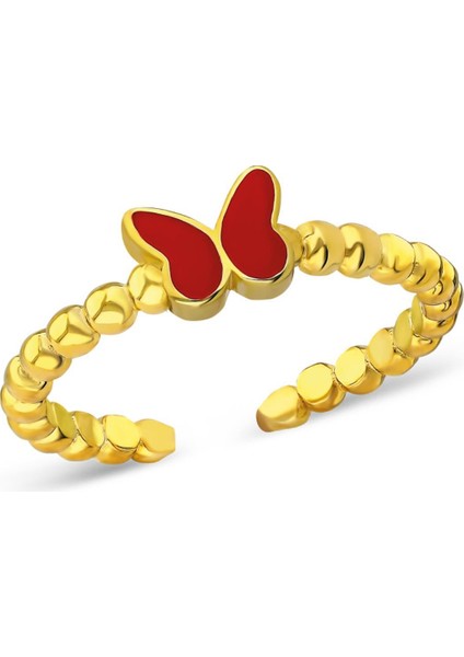 Kırmızı Kelebek Yüzüğü