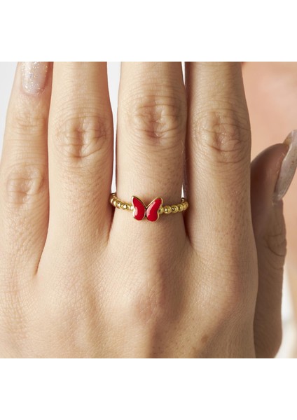 Kırmızı Kelebek Yüzüğü modelleri