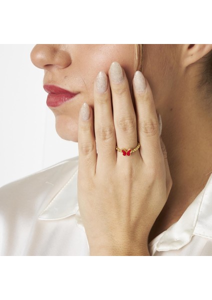 Kırmızı Kelebek Yüzüğü indirimleri