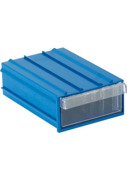 Plastik Çekmece Mavi Şeffaf 85X122X41MM