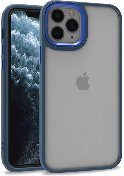 iPhone 11 Pro Şık Görünümlü ve Arkası Şeffaf Flora Premium Kılıf