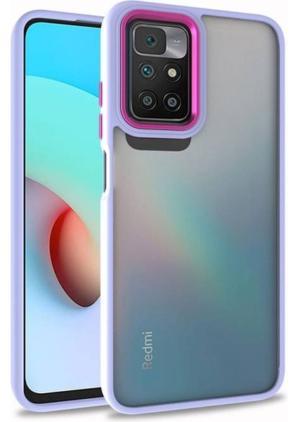 Redmi Note 11T 5g Kılıf Arkası Şeffaf Kenarları Renkli Bergen Kapak