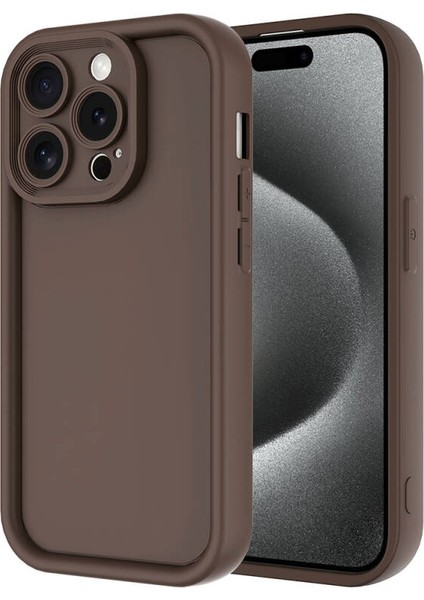 iPhone 15 Pro Max Kamera Korumalı ve Ergonomik Şık Ananas Silikon Kılıf