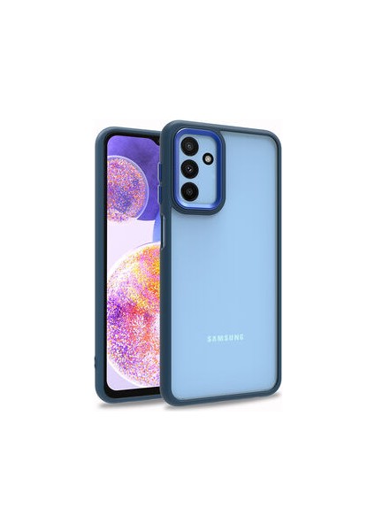 Samsung Galaxy M23 Şık Görünümlü ve Arkası Şeffaf Flora Premium Kılıf
