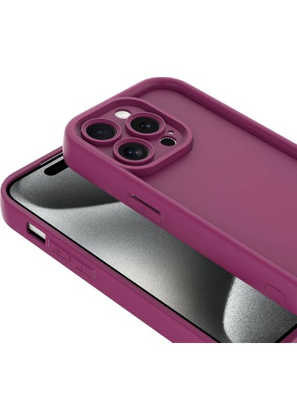 iPhone 15 Pro Kamera Korumalı ve Ergonomik Şık Ananas Silikon Kılıf