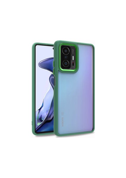 Xiaomi Mi 11T 5g Şık Görünümlü ve Arkası Şeffaf Flora Premium Kılıf