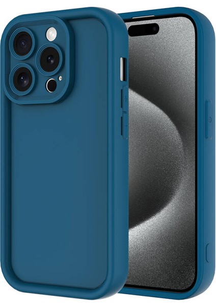 iPhone 15 Pro Kamera Korumalı ve Ergonomik Şık Ananas Silikon Kılıf
