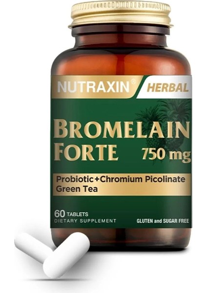 Bromelain Forte 60 Tablet 5'li