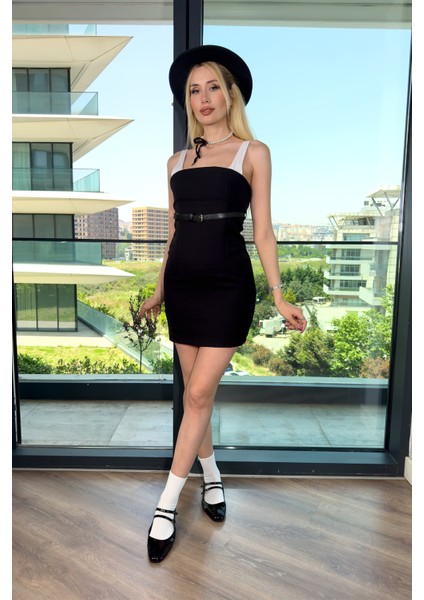 Sırt Fermuarlı Modfer Elbise