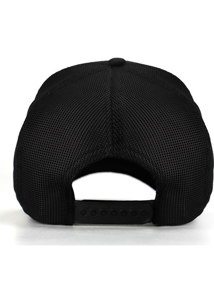 Blackbörk V1 Trucker M Harf - 2 Kod Logolu Siyah Şapka (Cap)