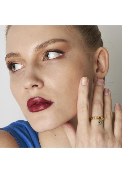 Nazar Detaylı Zincir Model Yüzük indirimleri