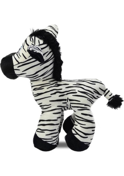 Peluş Oyuncak Sevimli Zebra-Zürafa-Eşşek 30 cm 3 Adet