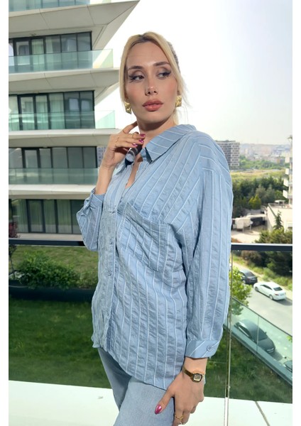 Modern Oversize Genlek Gömlek