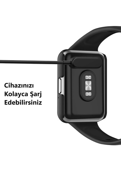 [galaxy Fit 3 ile Uyumlu] Newpole Galaxy Fit 3 Için Ekran Koruyucu Kırılmaz Cam ve Tam Kaplayan Watch Kasa Koruyucu Kılıf Yüksek Hassasiyetli Kılıf Samsung Galaxy Fit 3 ile Uyumlu