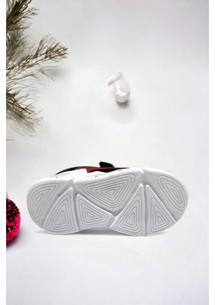 Memory Foam Çift Bant Işıklı Unisex Çocuk Spor Sneakers