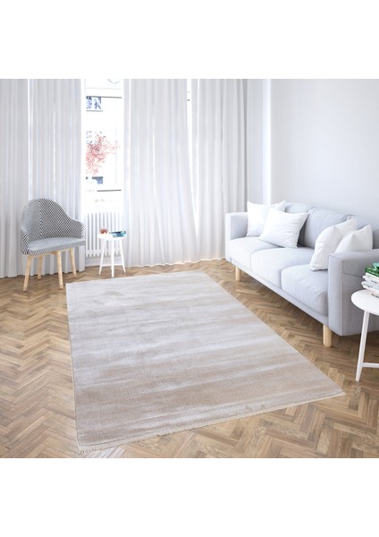 Delüx 9154 Gri Yumuşak Dokulu Halı Salon Mutfak Kesme Yolluk Makine Halısı