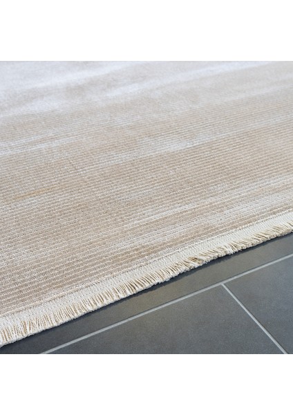 Delüx 9154 Gri Yumuşak Dokulu Halı Salon Mutfak Kesme Yolluk Makine Halısı