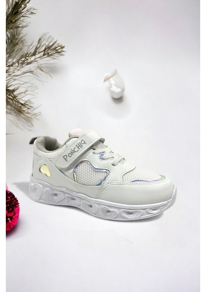 Memory Foam Hologram Kız Çocuk Spor Sneakers