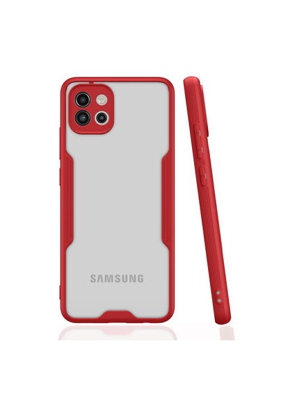 Samsung Galaxy A03 Kamera Korumalı ve Şık Tasarımlı Parfe Premium Silikon Kılıf
