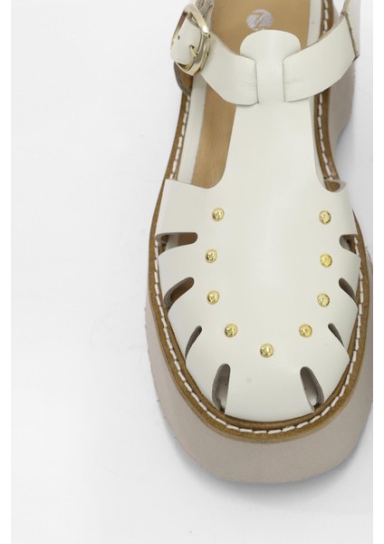 Toggi Bej Hakiki Deri Kadın Günlük Ayakkabı modelleri