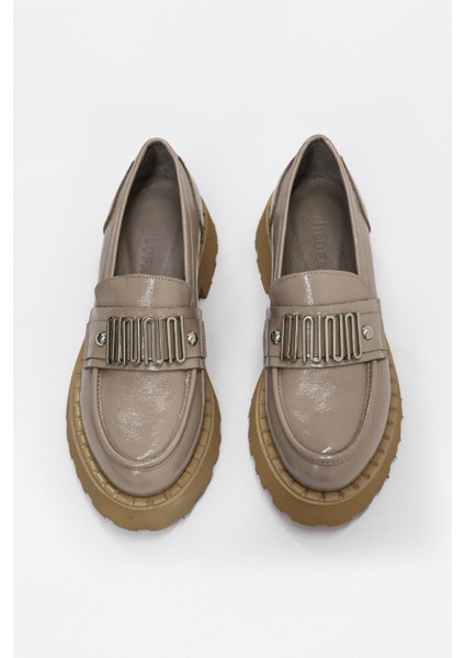 Dashiel Vizon Rugan Hakiki Deri Kadın Loafer