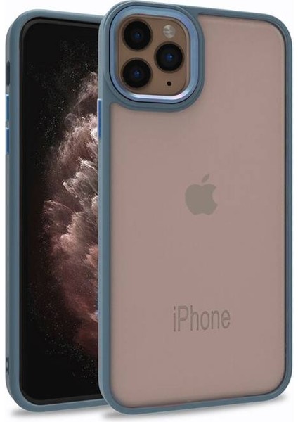 iPhone 12 Pro Şık Görünümlü ve Arkası Şeffaf Flora Premium Kılıf